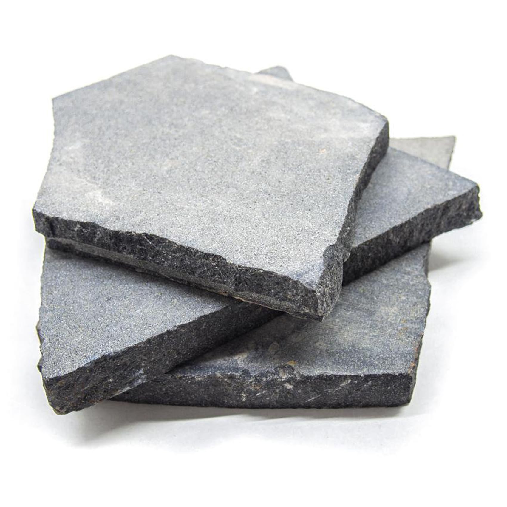 Aquascape Rock - FLAT Slate Rock Aquarium Rock, Aquarium Decoration, Reef Tank Setup, Terrariums, Black rock etc. 1kg (3 to 4 Pieces)