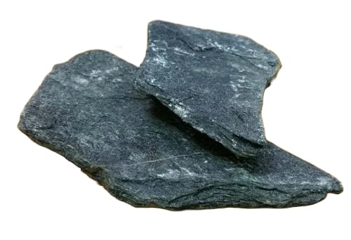 Aquarium Rock, Aquarium Decoration, Reef Tank Setup, Terrariums, Black rock etc. 3 kg (4 Pieces , 20 CM Long)