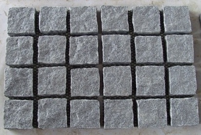 Granite Cube Stone 8 cm Black Rock 3 Pieces 