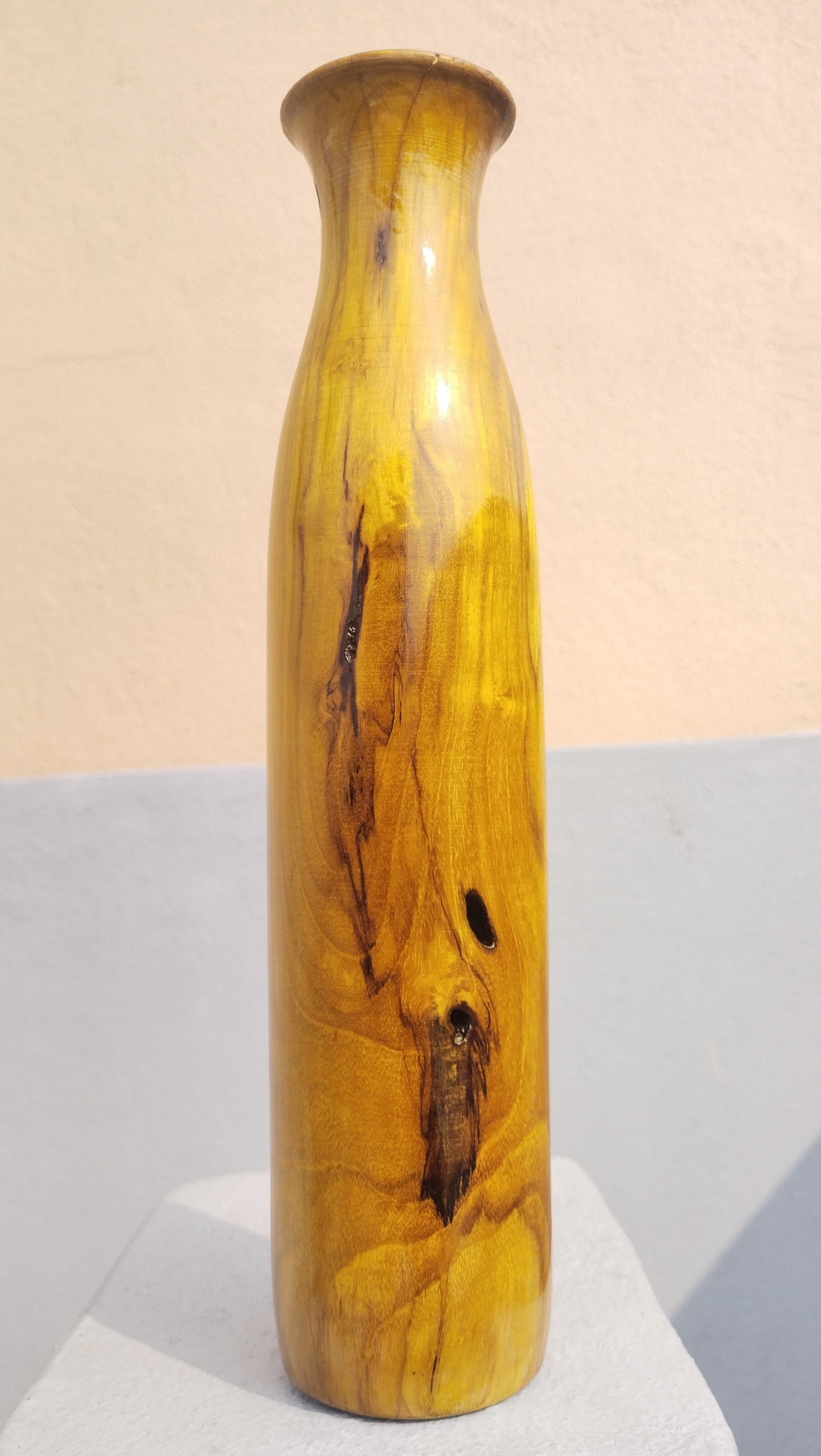 Rustic Teak wood flower vase Hand made 