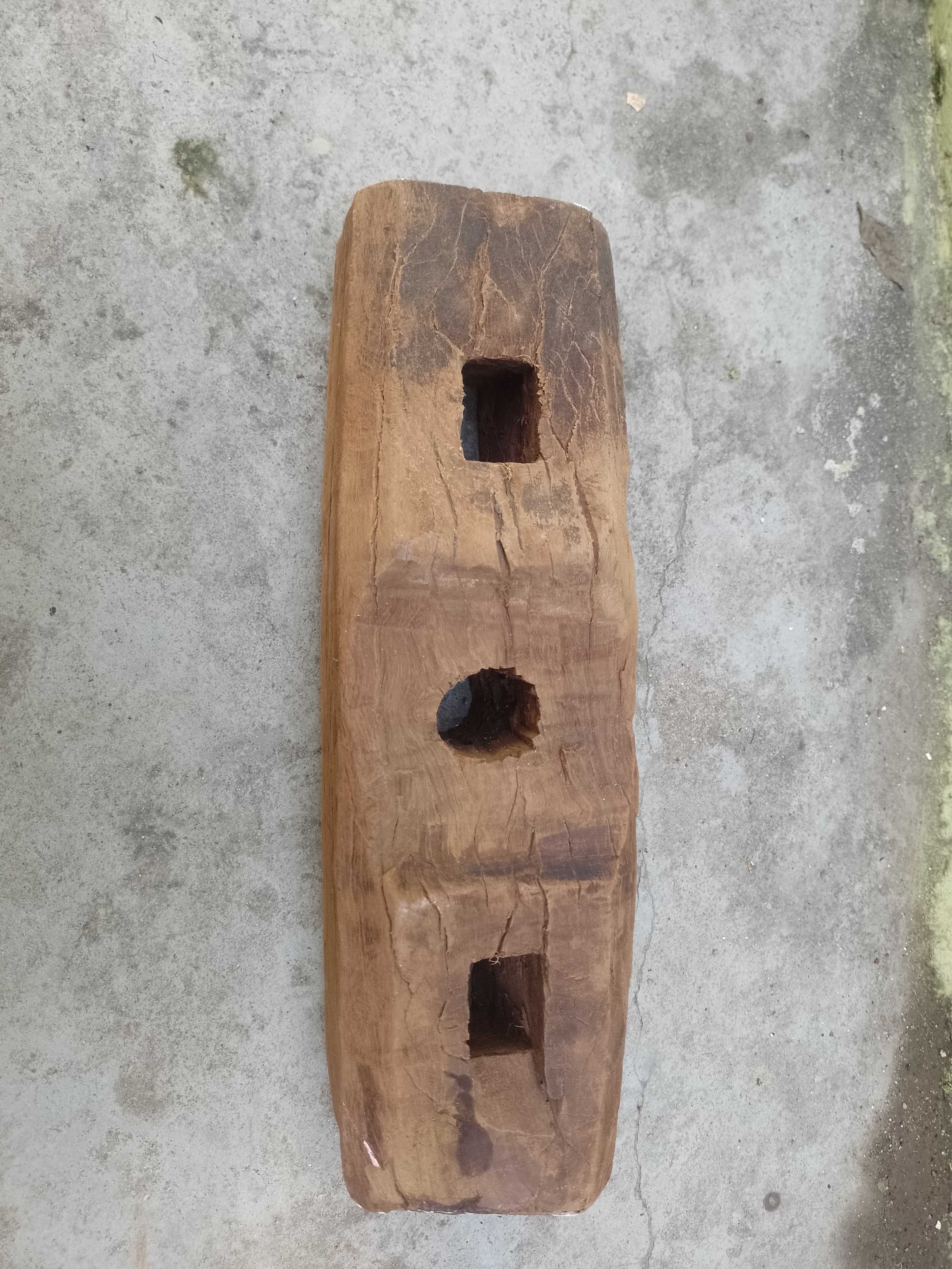Antique Wooden Beam DIY decor for succulents (70 Years old wood)