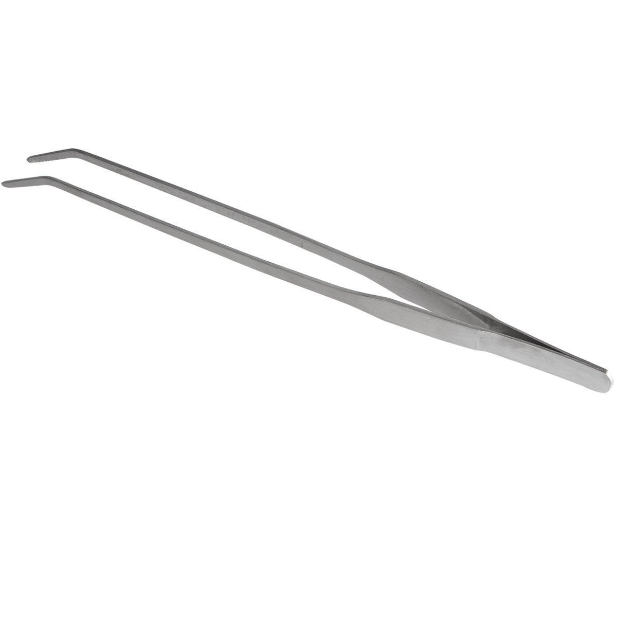 Stainless Steel Bend aquarium Tweezers 34 cm long 