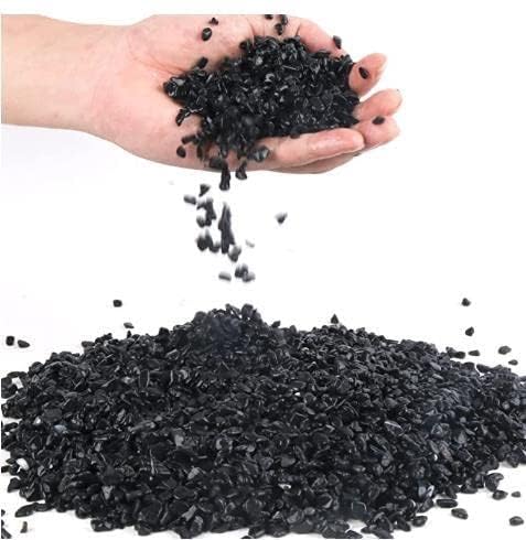Small Black Decorative Gravel Black Chips 1 kg