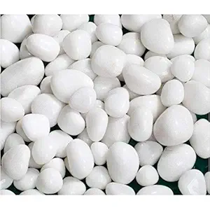 White Decorative Pebbles 1 kg 