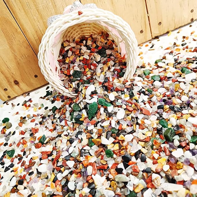 Colorful Decorative small Pebbles & Chips 1 kg 