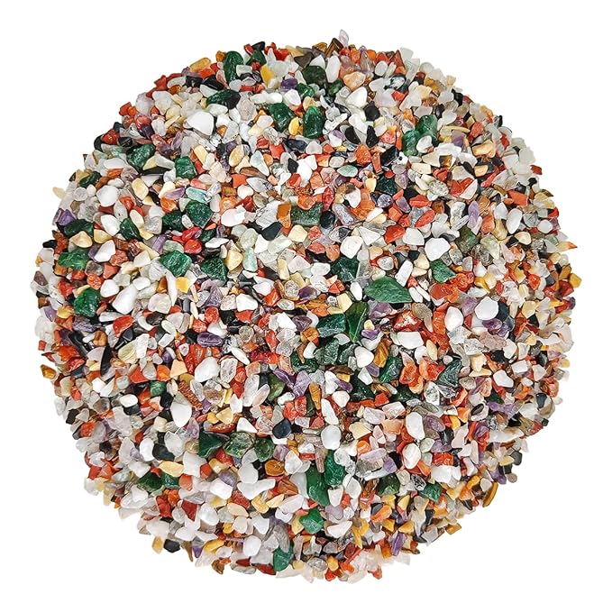 Colorful Decorative small Pebbles & Chips 1 kg 