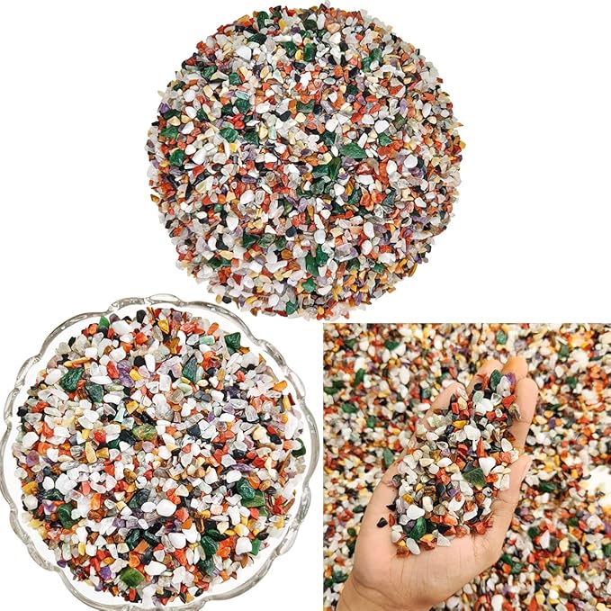 Colorful Decorative small Pebbles & Chips 1 kg 