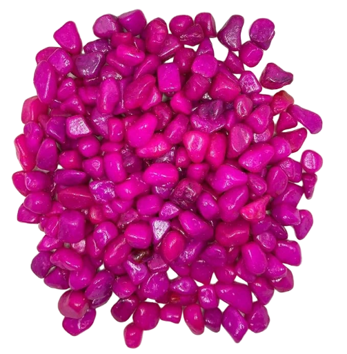 Bright Pink Decorative Stones 1 kg weight 