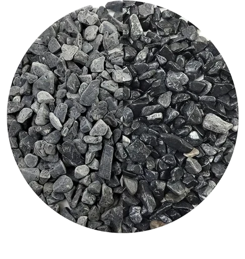 Small Black Decorative Gravel Black Chips 1 kg