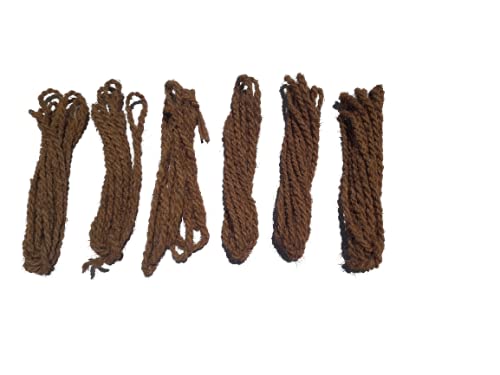 Coconut Coir Rope for Agriculture/Craft/Multi Purpose, 12 feet long each rope set of 6