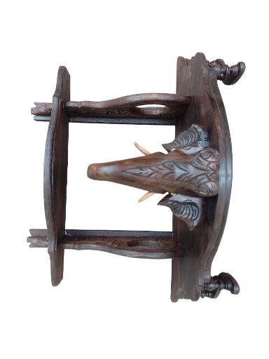 Handcrafted Wooden Magazine Rack Rose wood 