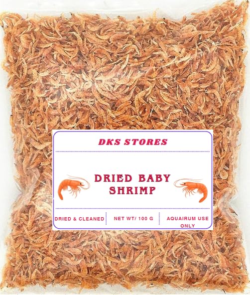 Dried Baby Shrimps For Aquarium Fish Food -100 Gram