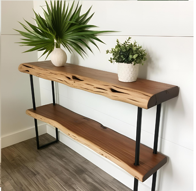 Teak Wooden Console Table 2.5 Feet long 