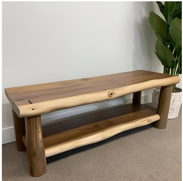 Driftwood wooden Bench 2.5 feet long 