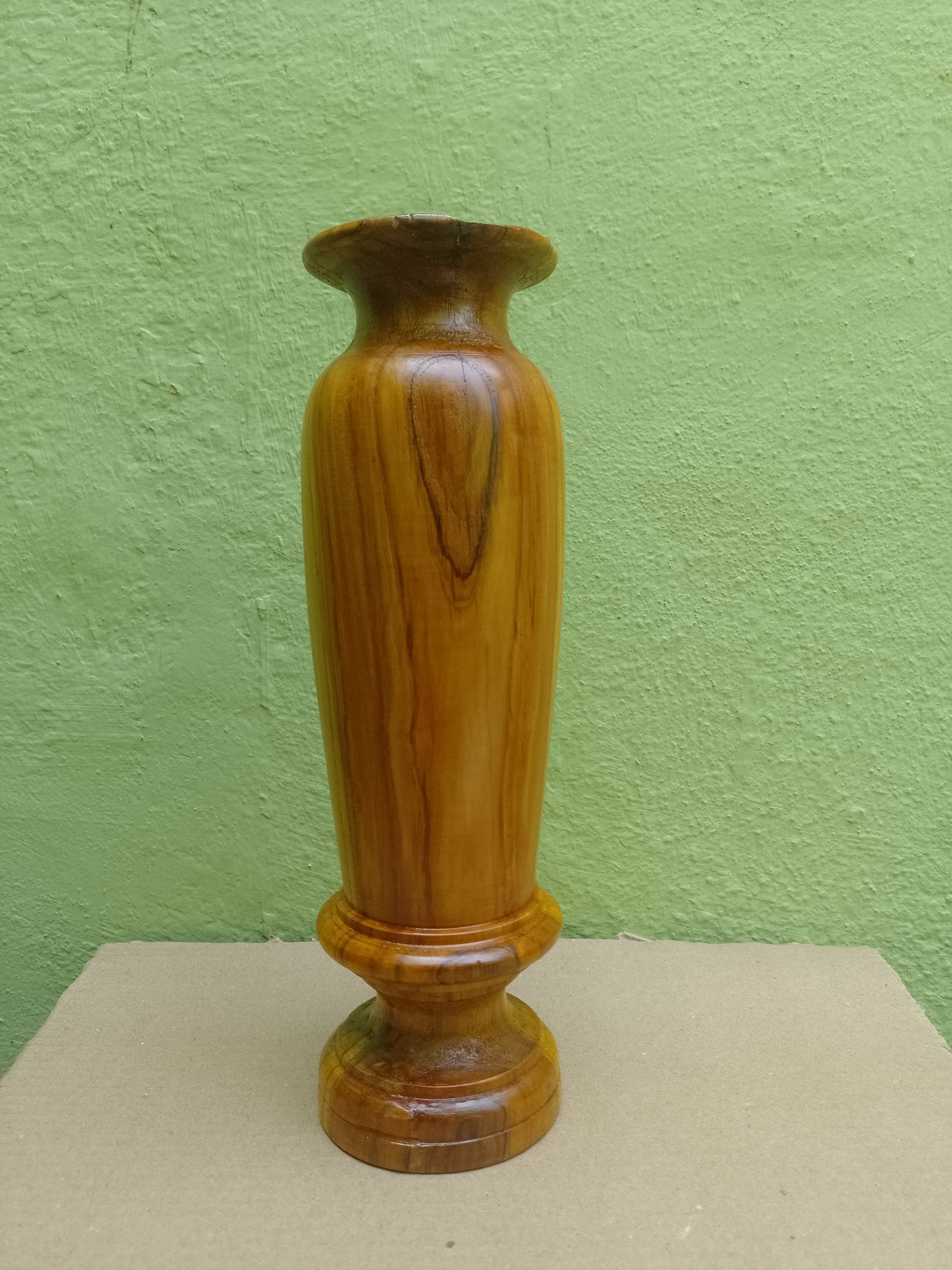 Teak Wooden Vase