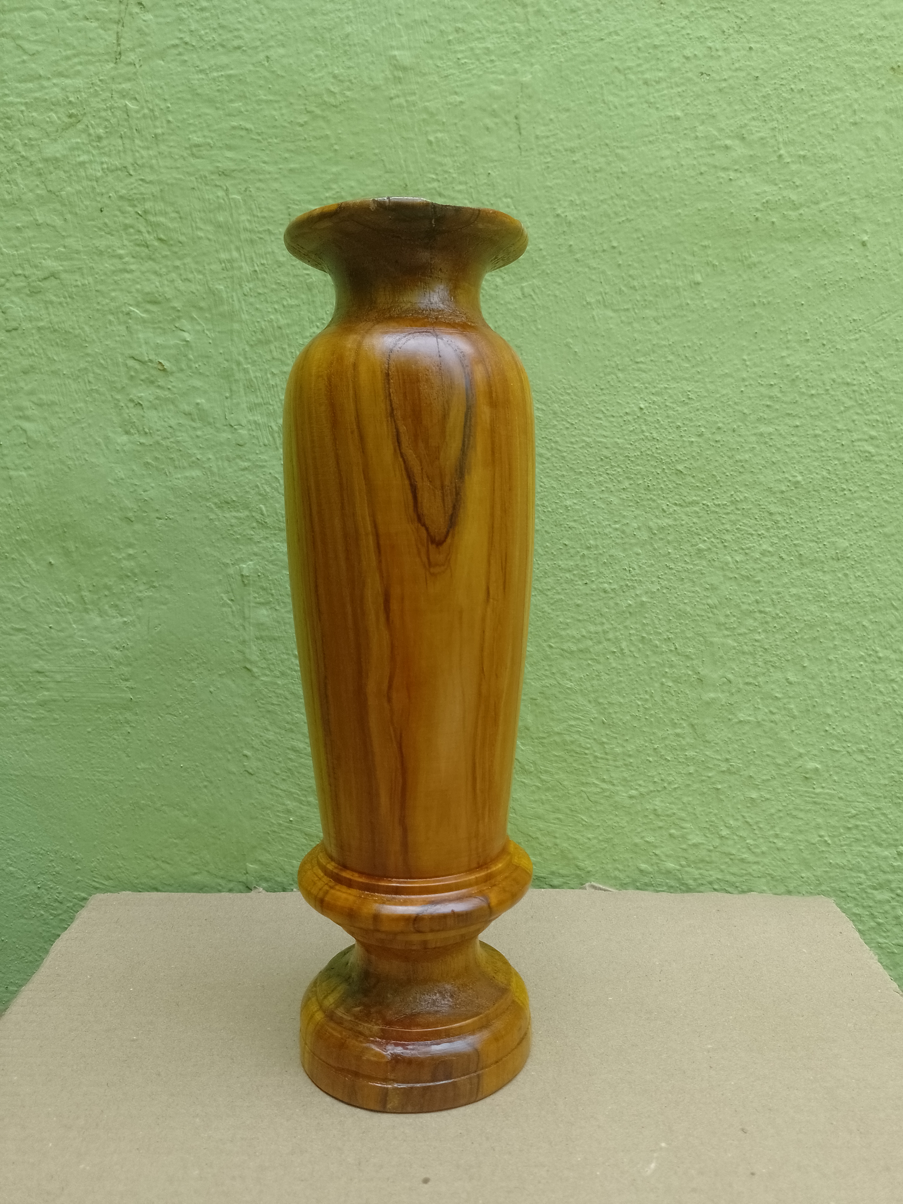 Teak Wooden Vase