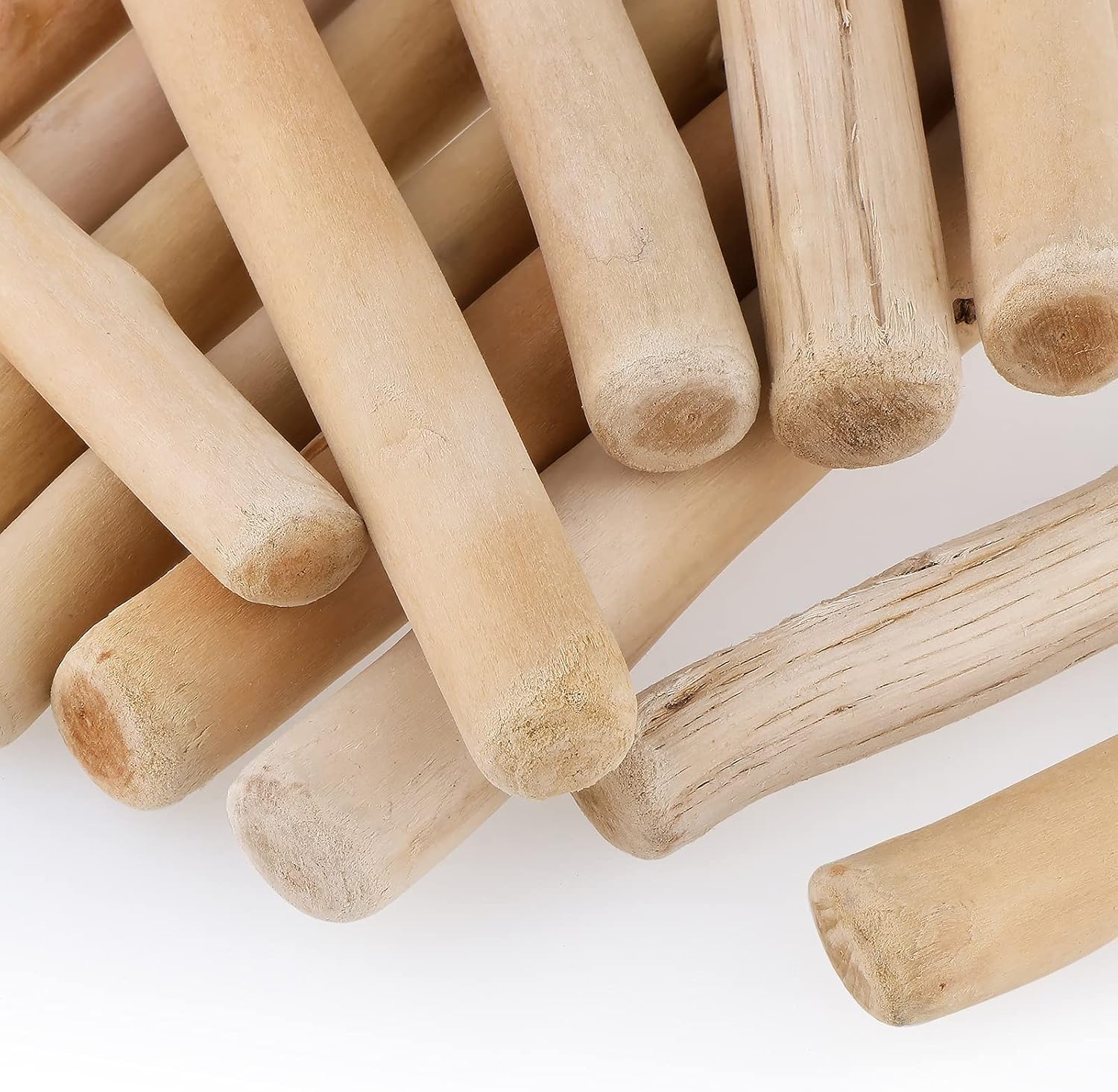 Natural Wood Sticks 20 Pieces,  30 cm Driftwood Pieces Wood Crafts Decorations DIY Home Weddings