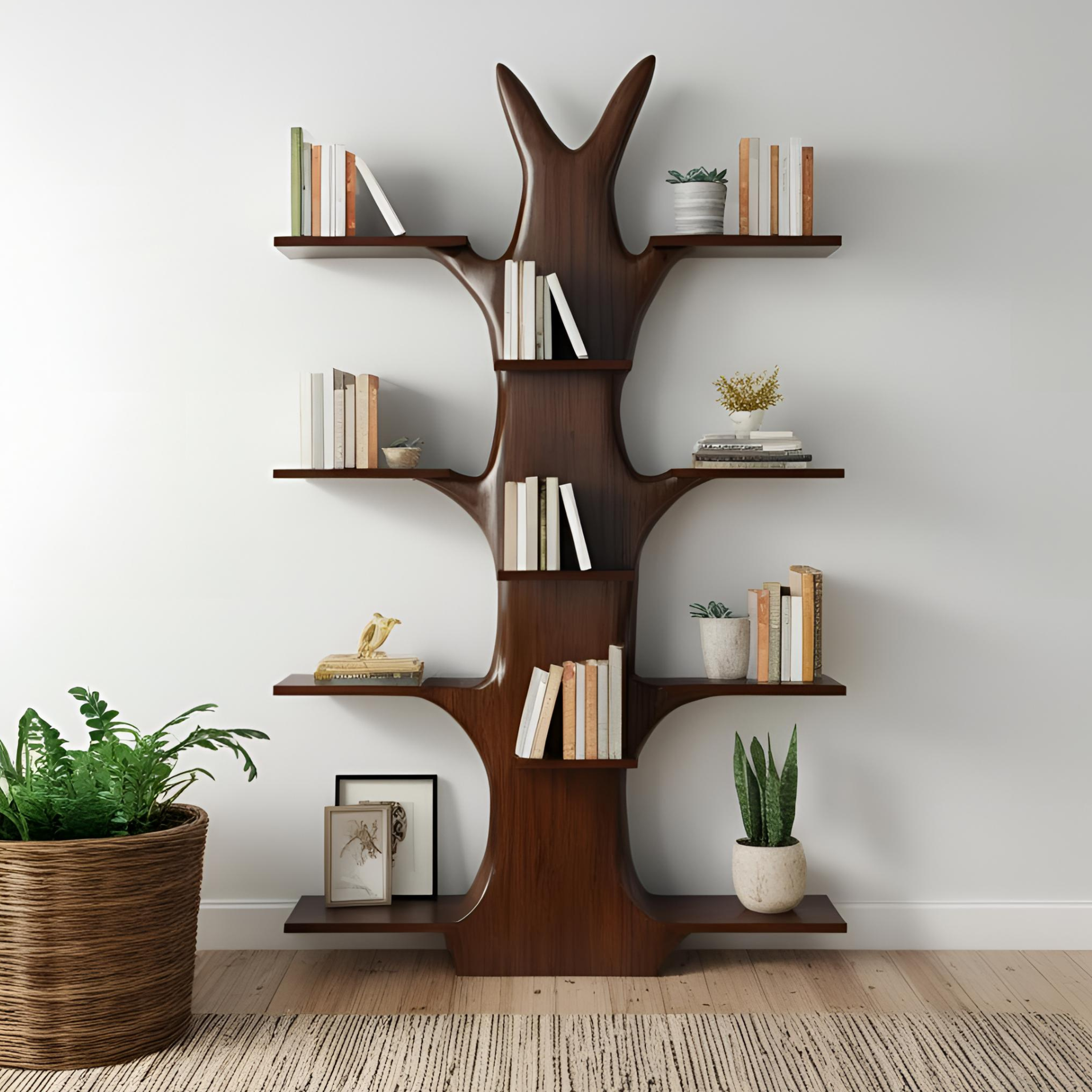 Modern Tree Bookshelf-Based on customer request Available in various sizes 