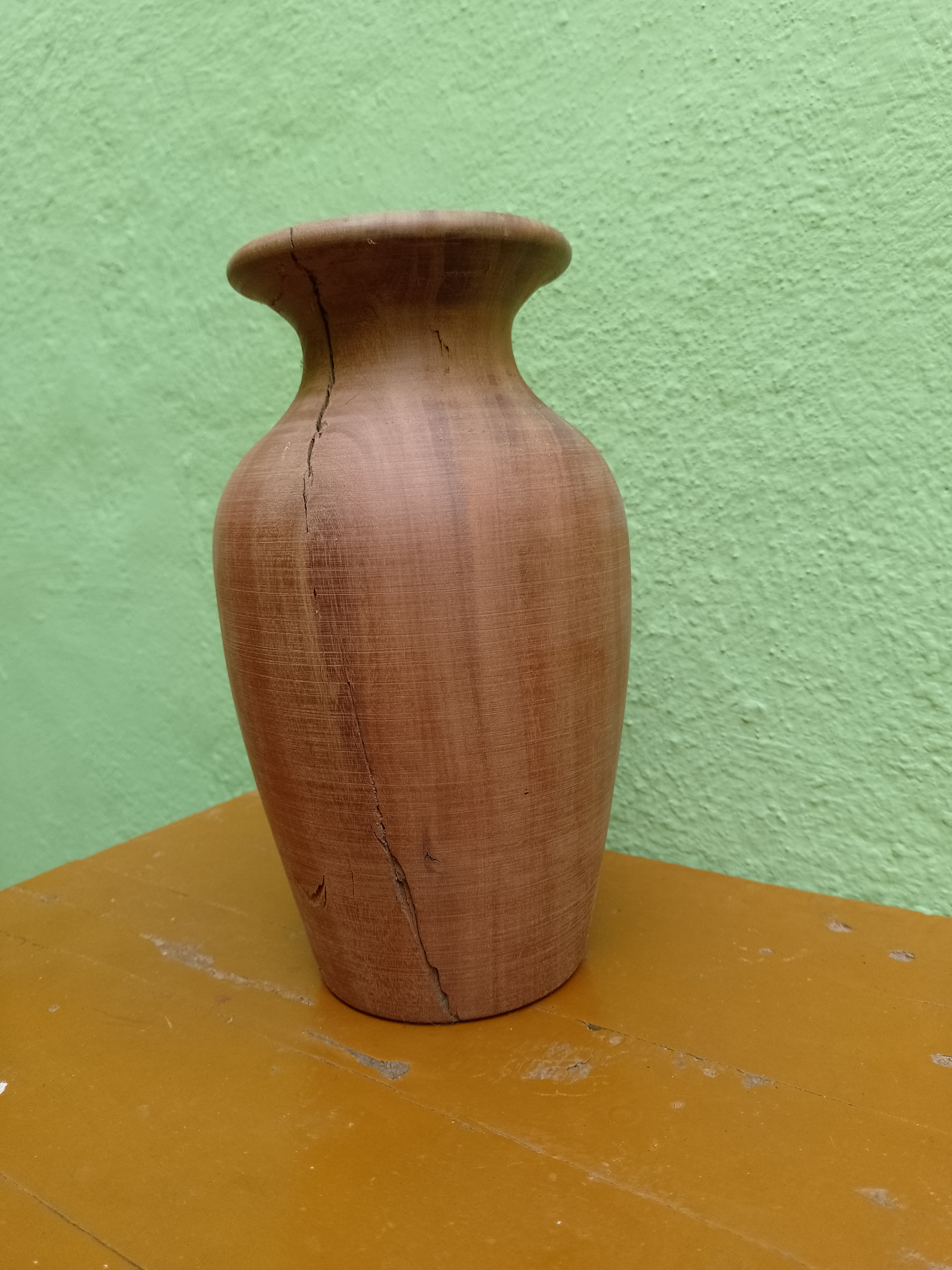 Handcrafted Rustic Wooden Vase