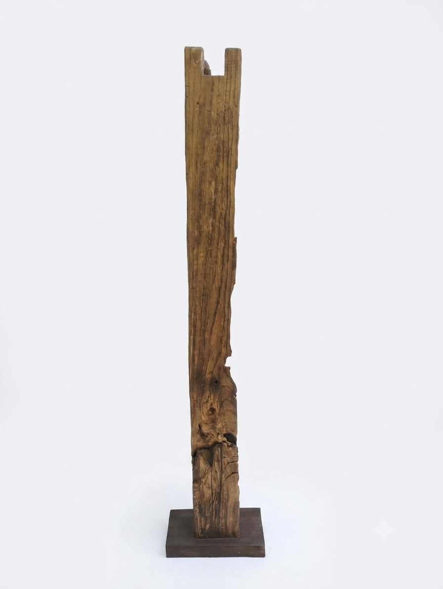 The Crown Jewel of the Forest: 80-Year-Old Dalbergia latifolia -East Indian Rose wood Driftwood Sculpture. 30 Inch Height 