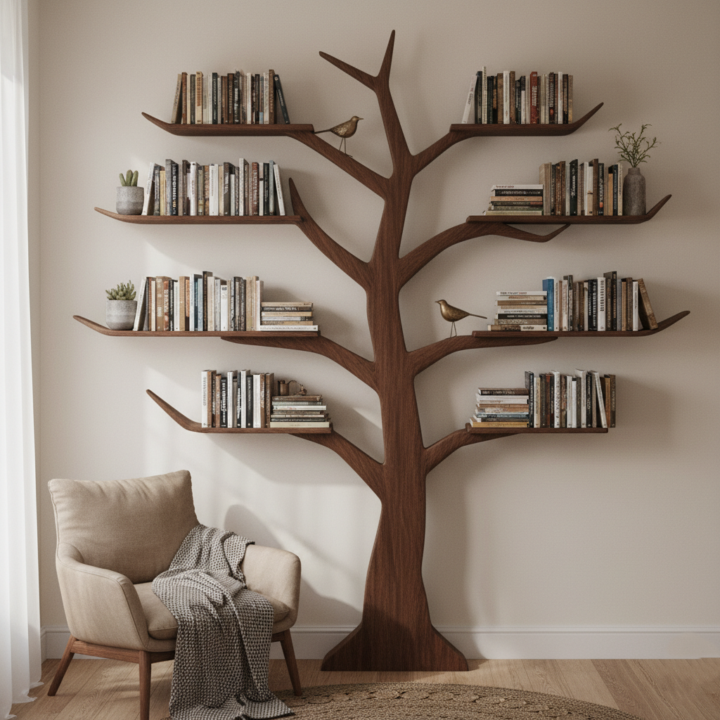 Amazon tree shaped book shelf