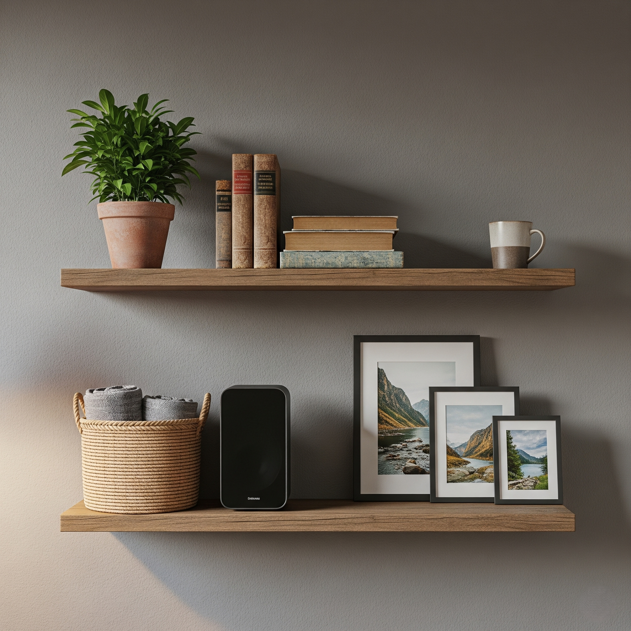 Modern Floating Wall Shelves  Custom order available in variable sizes