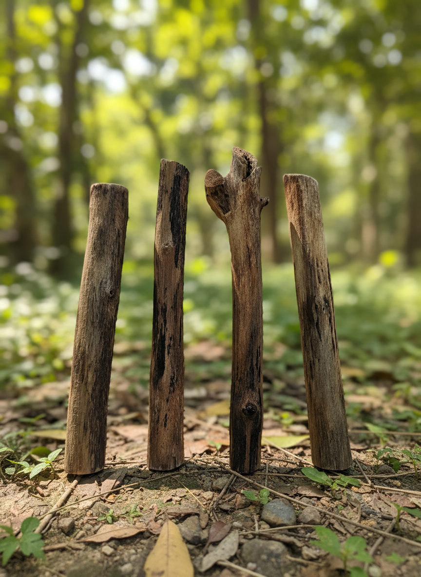 Set of Driftwood Sticks 