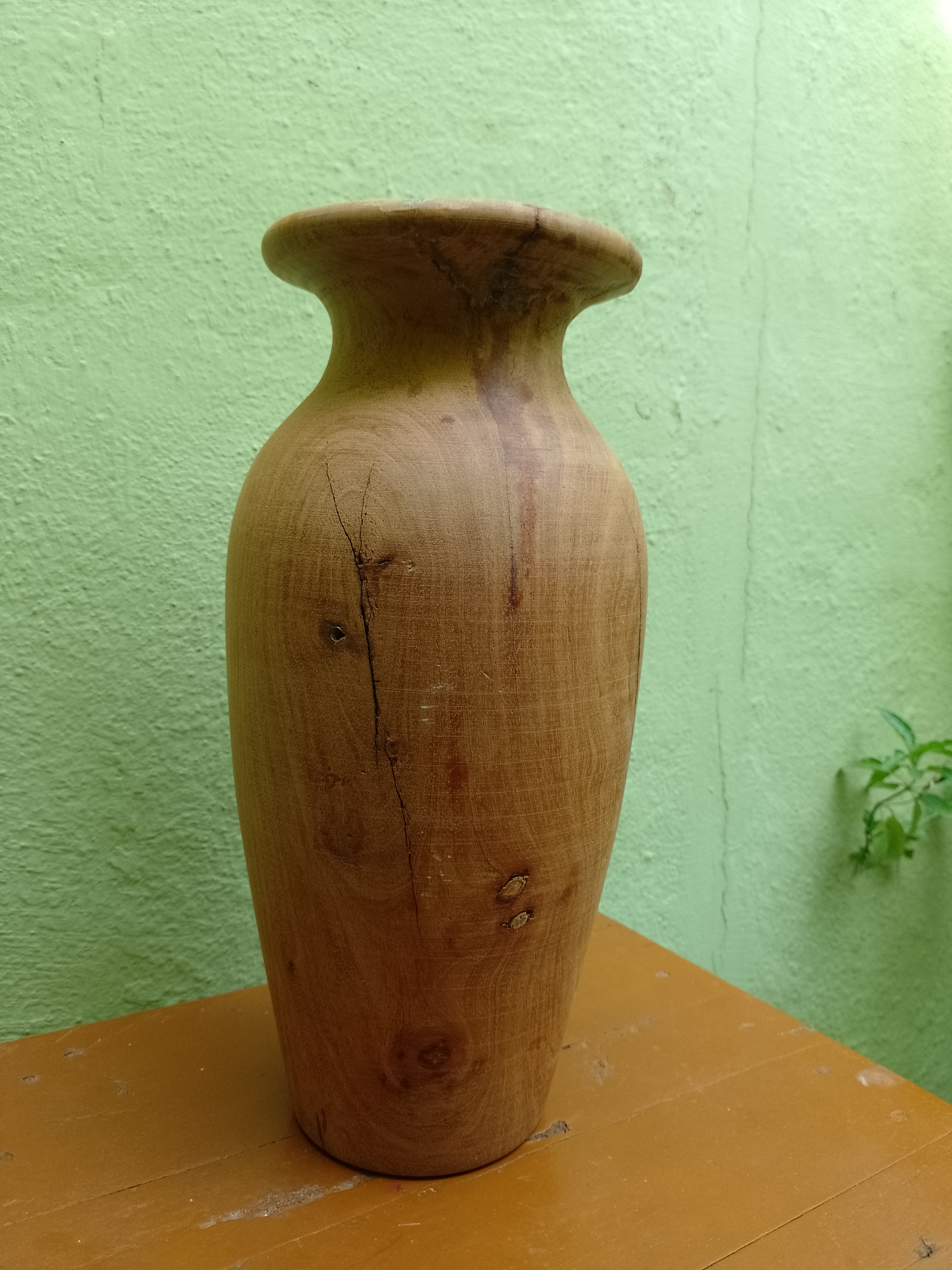 Handcrafted Rustic Wooden Vase