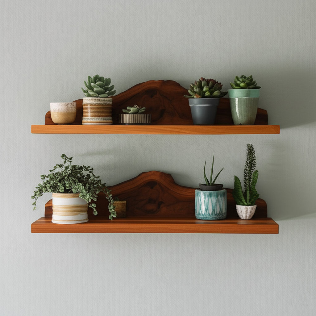 Wooden Floating Wall Shelves available in variable sizes