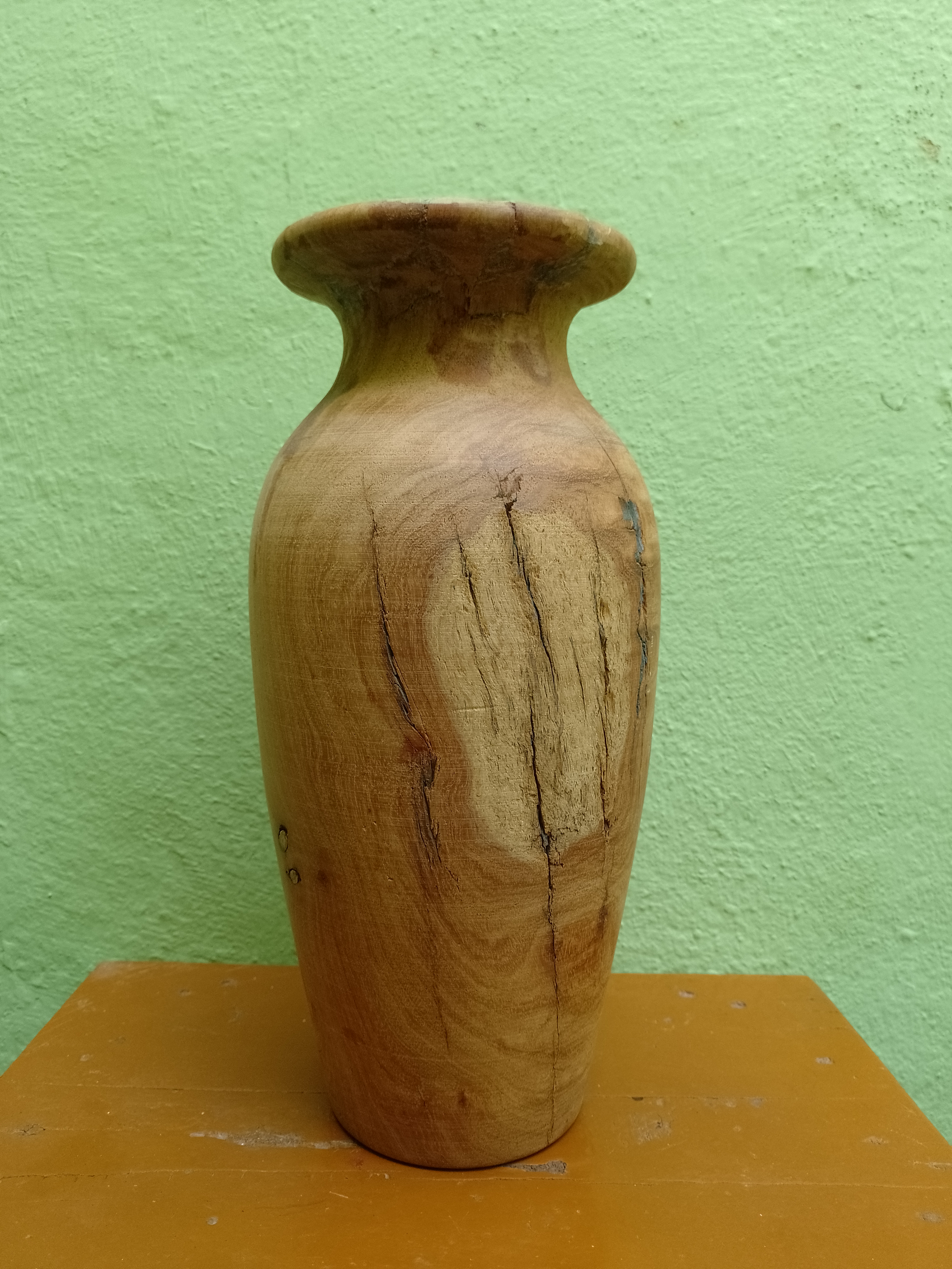 Handcrafted Rustic Wooden Vase