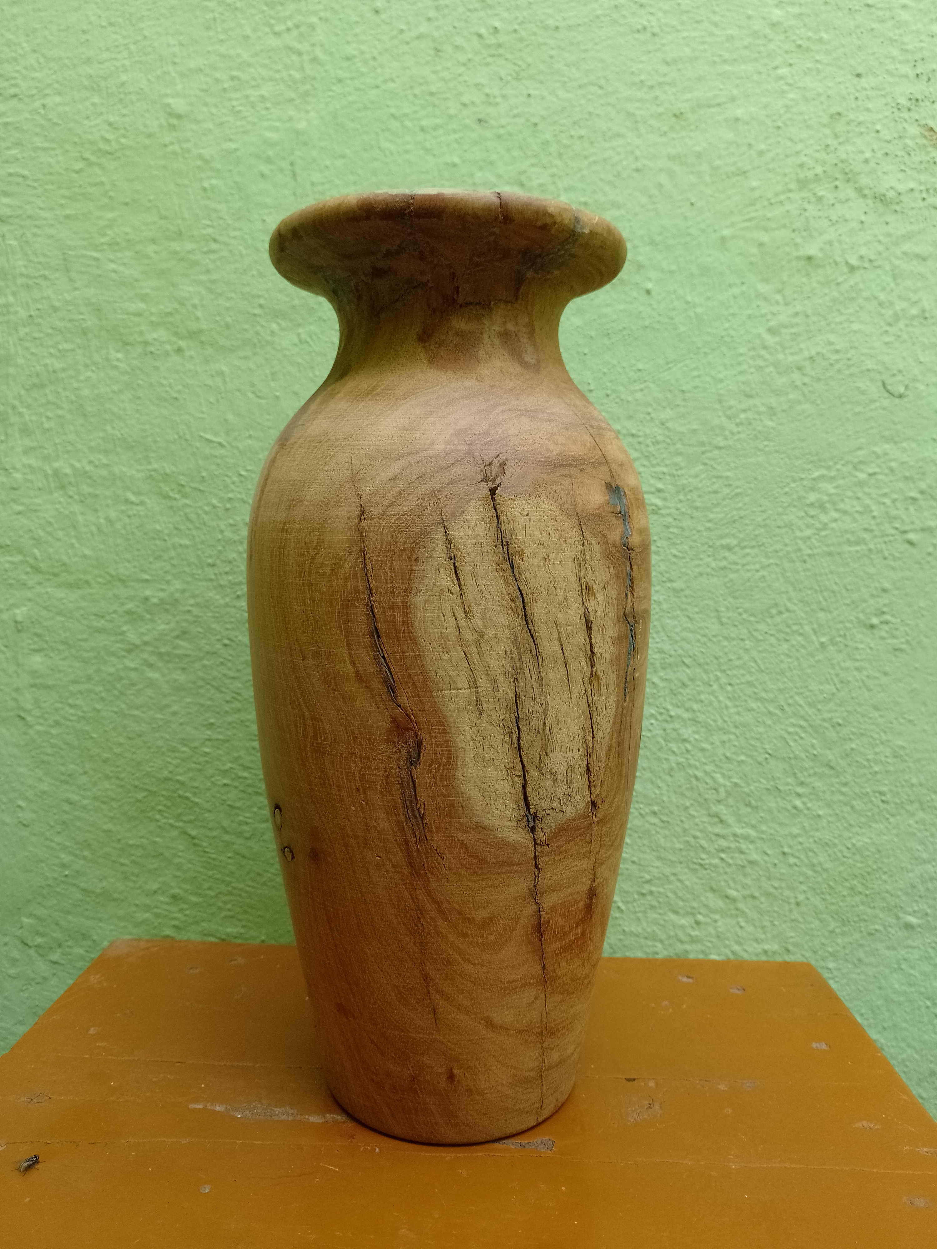 Handcrafted Rustic Wooden Vase