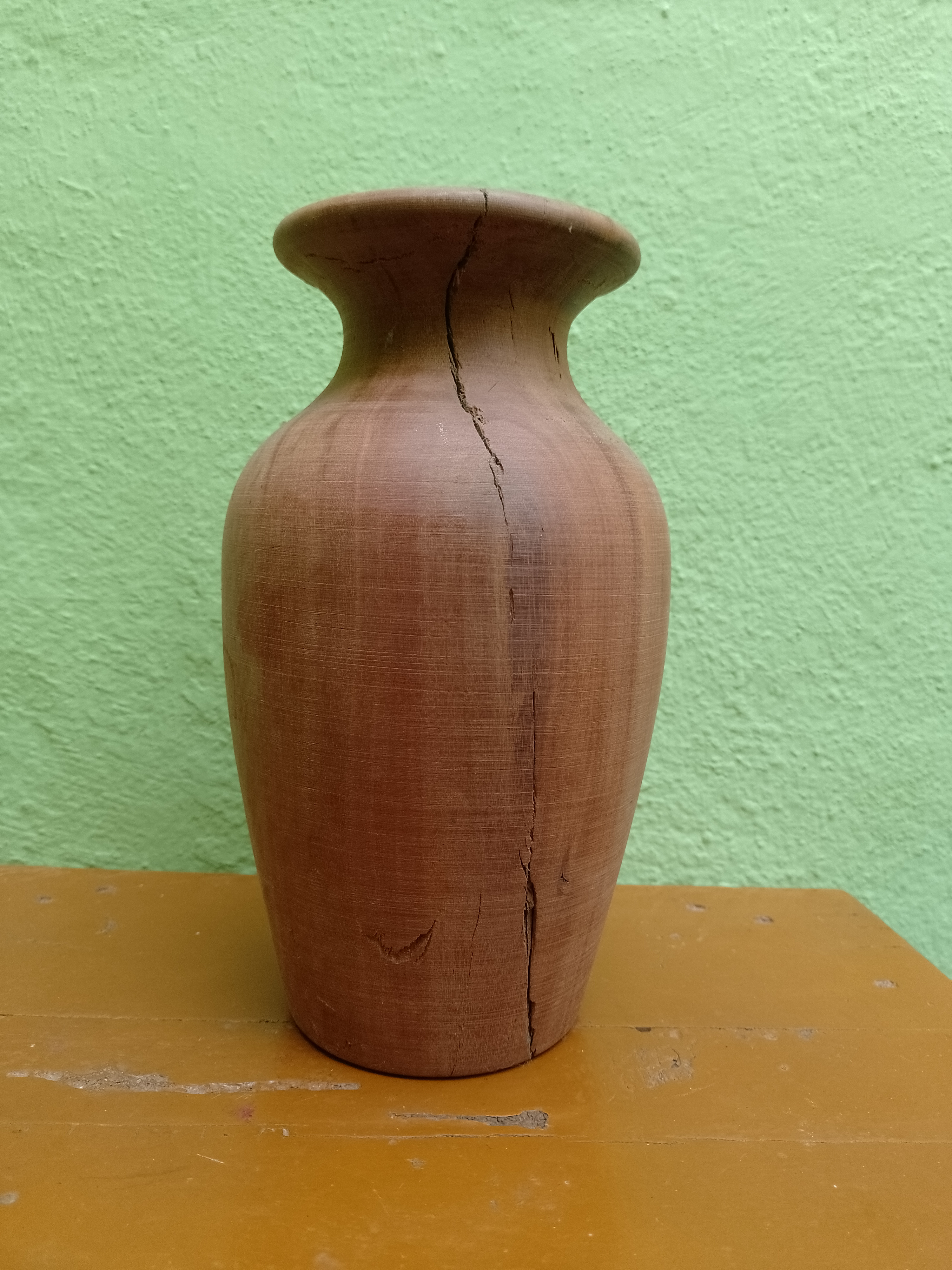Handcrafted Rustic Wooden Vase