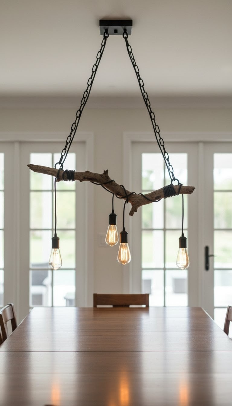 Driftwood Chandelier light 