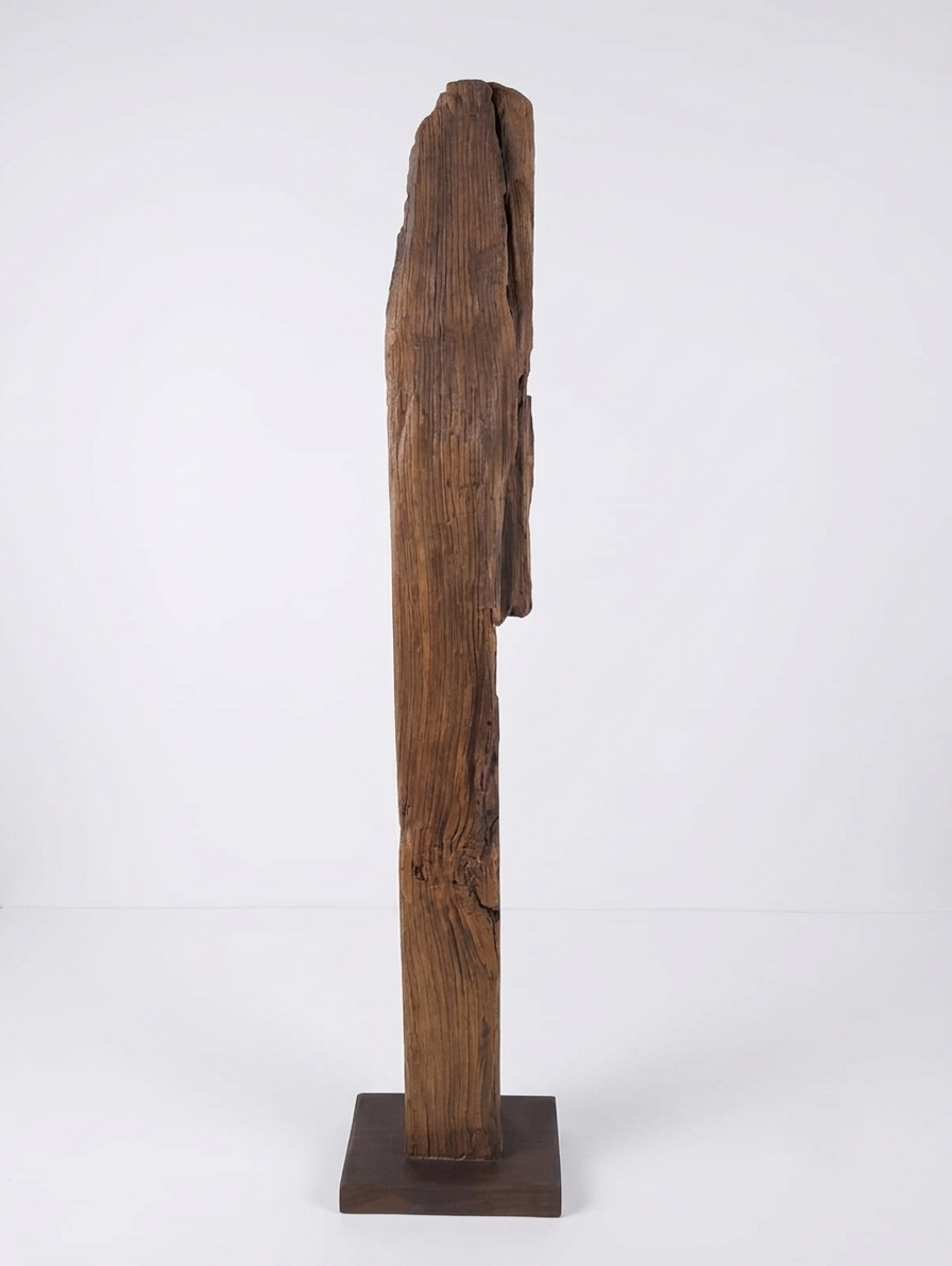 The Crown Jewel of the Forest: 80-Year-Old Dalbergia latifolia -East Indian Rose wood Driftwood Sculpture 30 inch Height 