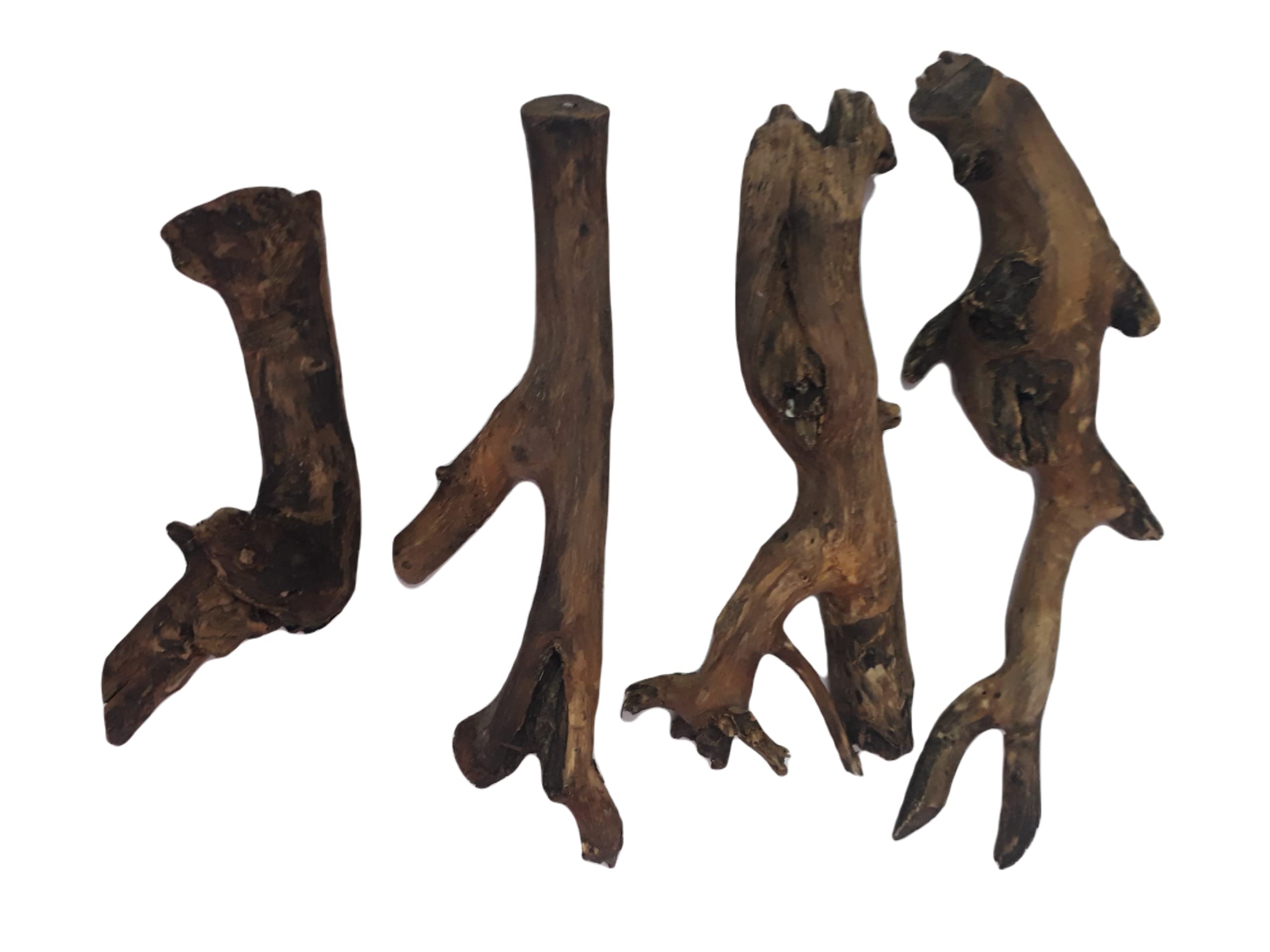 Driftwood For Aquarium Original Teak wood Four Pieces useful for craftwork, bird wooden perch