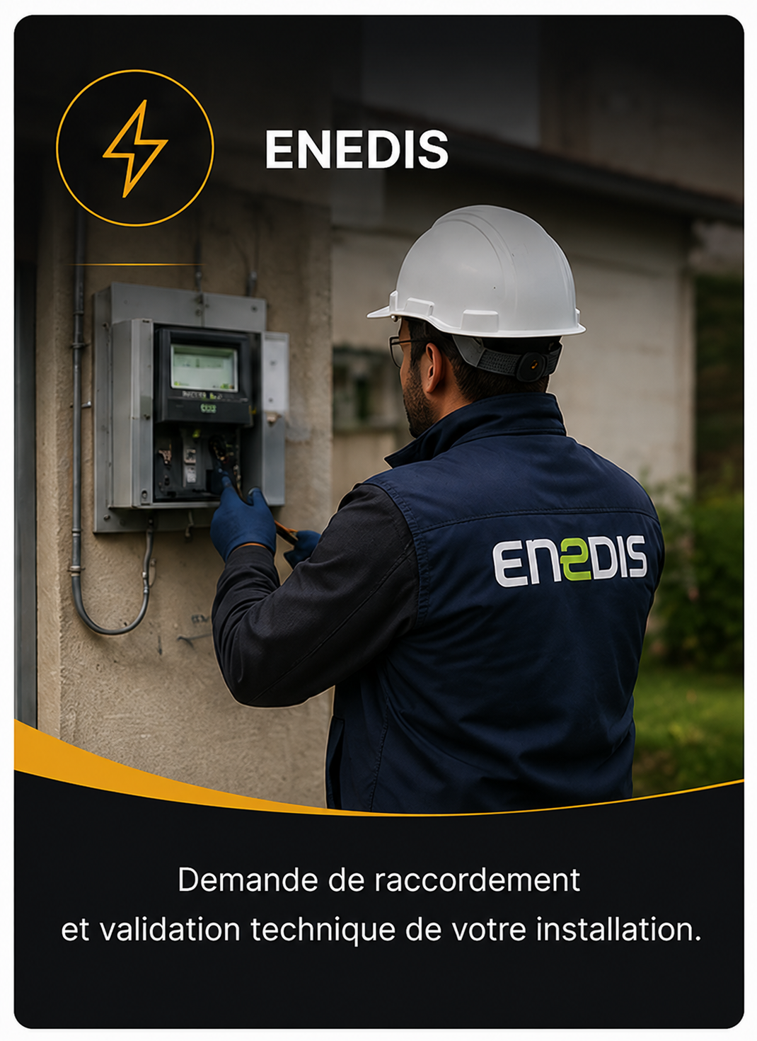 Demande de raccordement ENEDIS