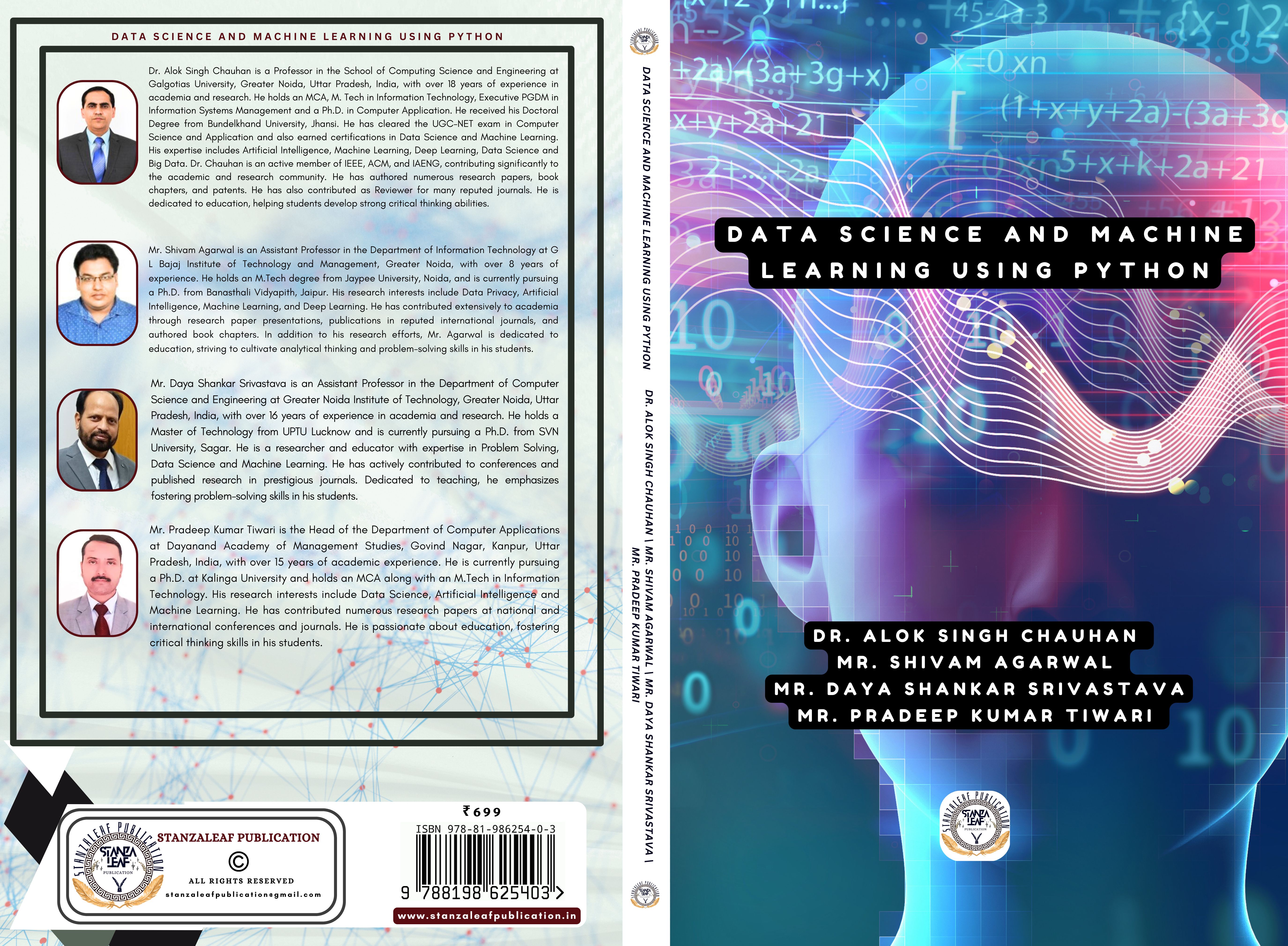 Data Science and Machine Learning Using Python