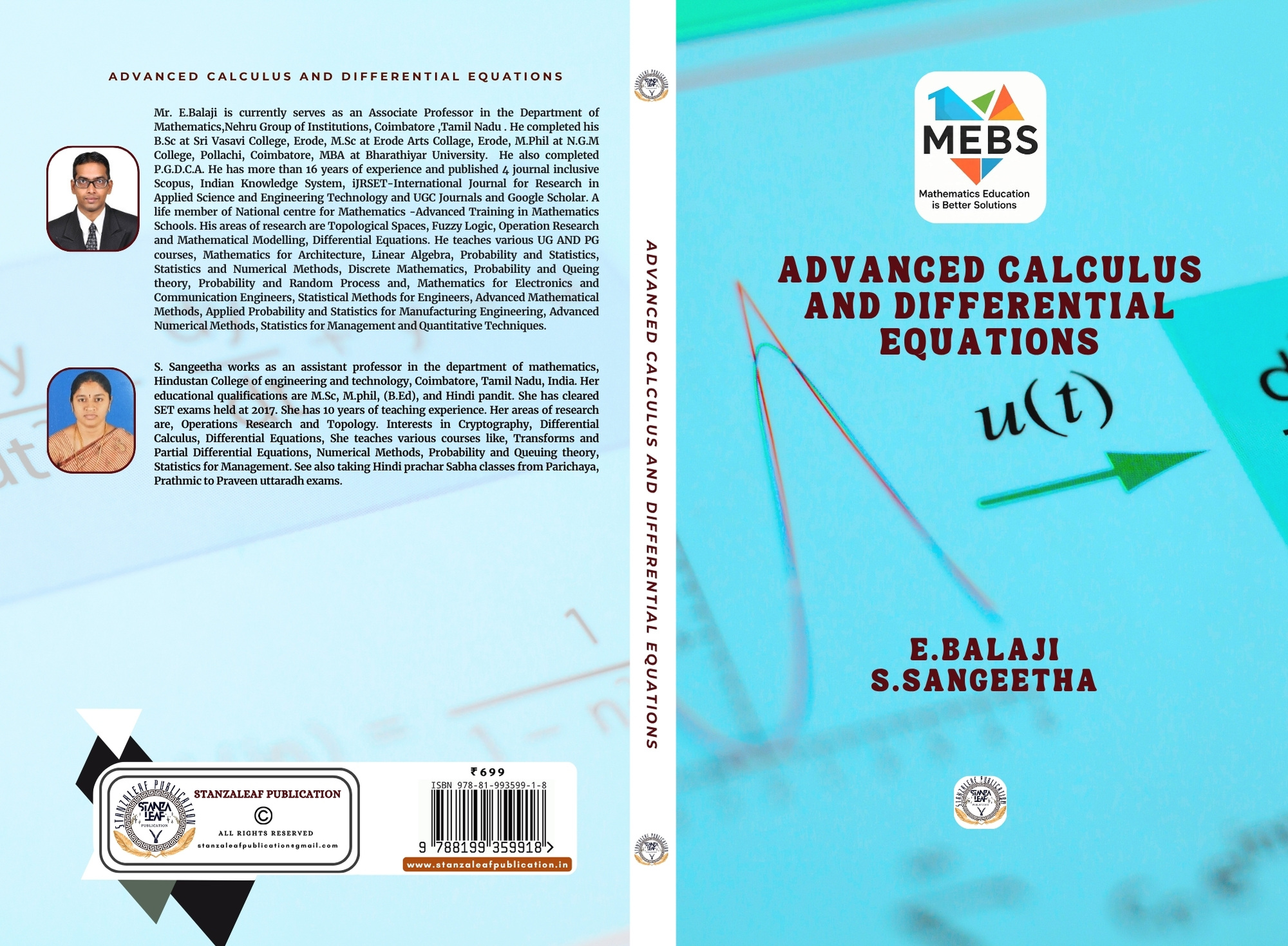 Advanced Calculus and Differential Equations