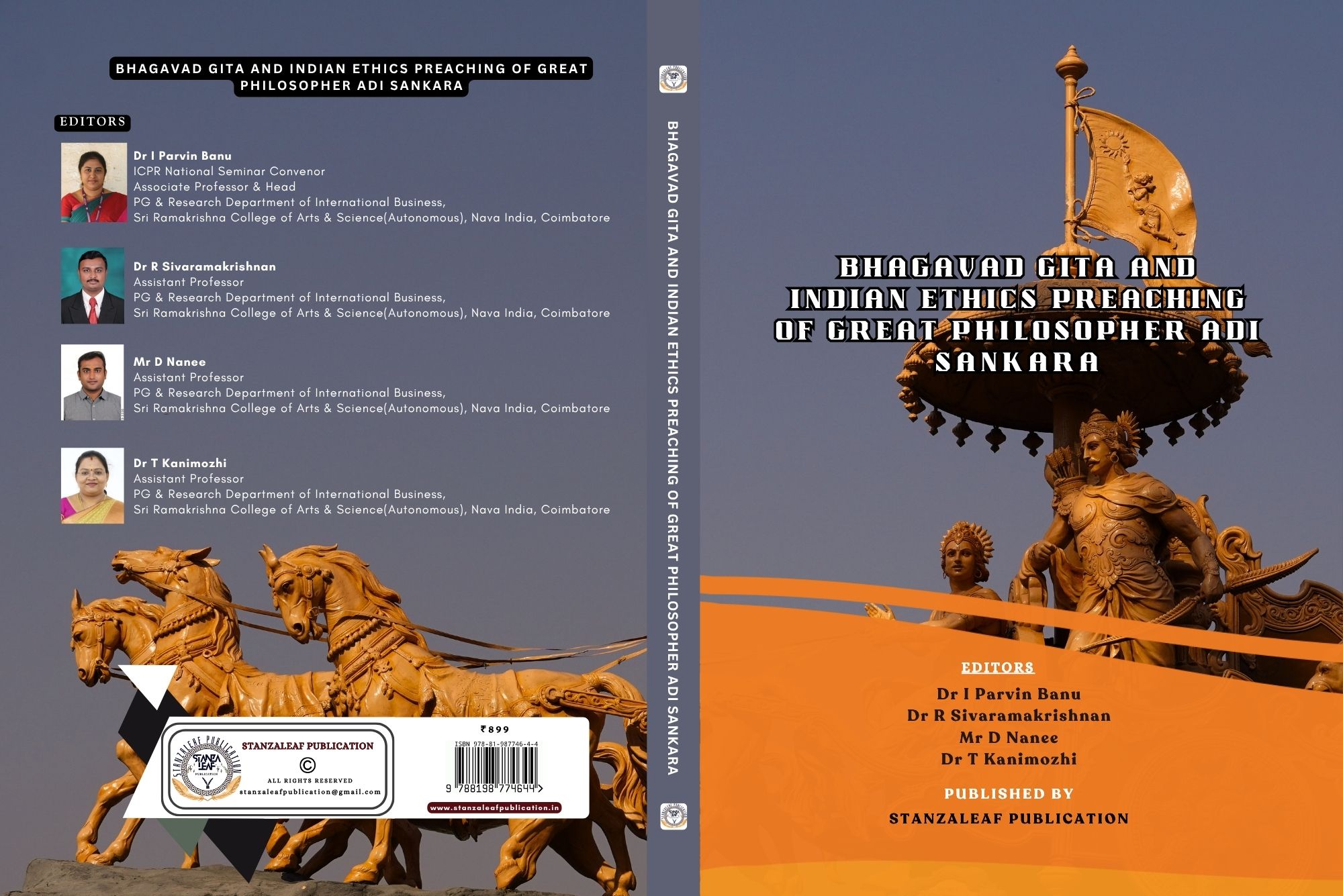 Bhagavad Gita and Indian Ethics Preaching of Great Philosopher Adi Sankara