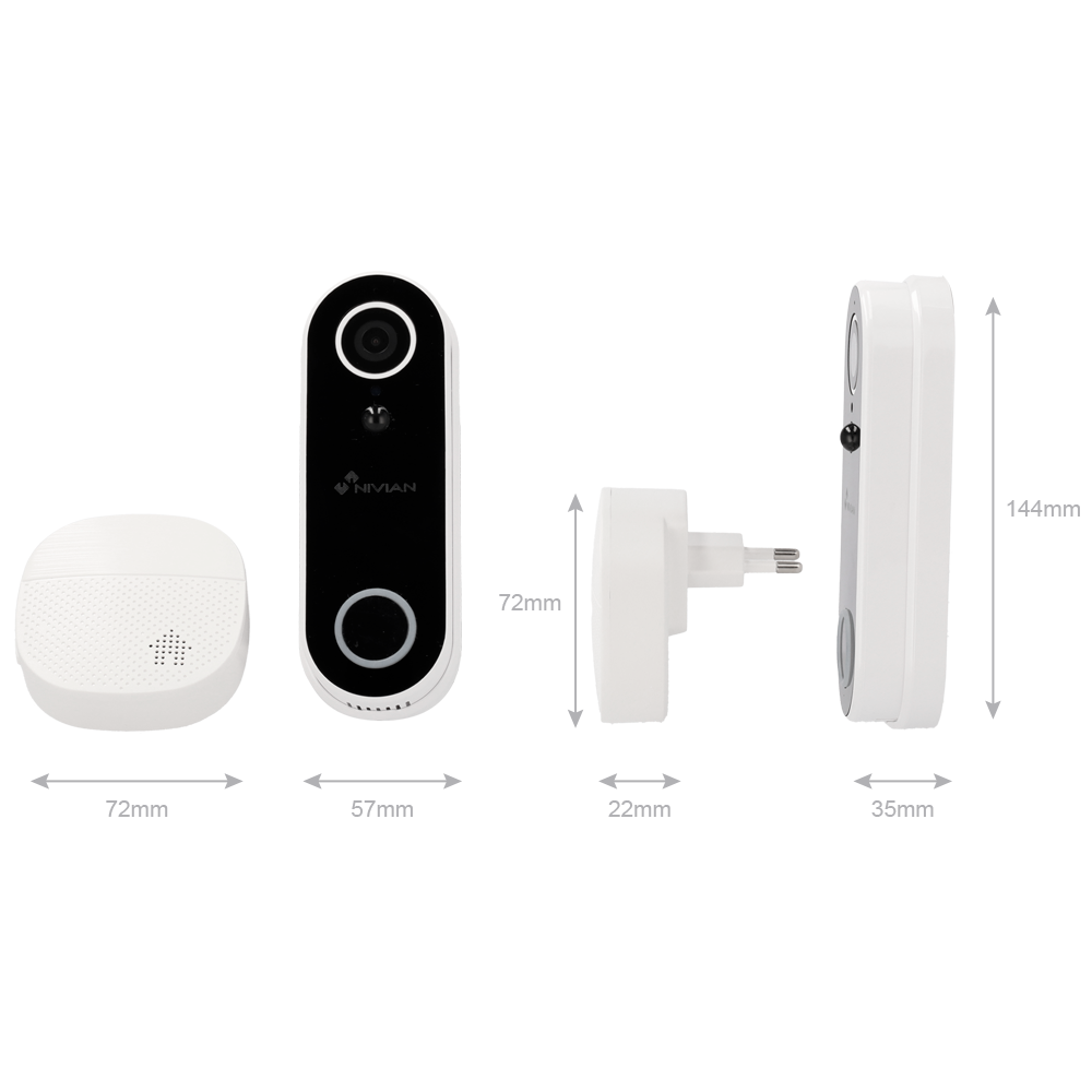 Campainha video sem fios Nivian