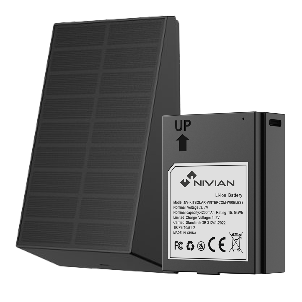 Videoporteiro Sem fios Solar