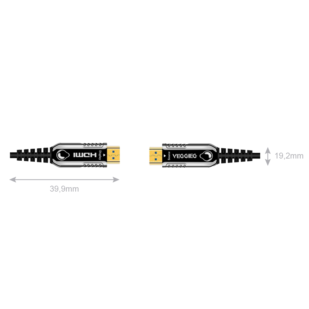 Cabo HDMI Fibra 15m 