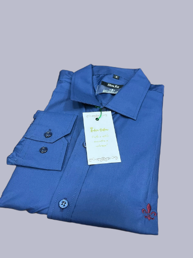 Camisas Sociais Azul Dudalina 