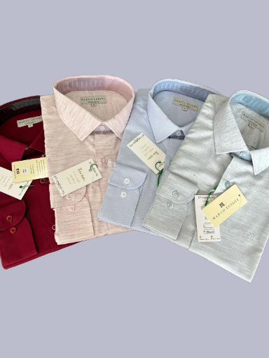 Camisas Sociais Marco Luiggi (colarinho firme) diversas cores 