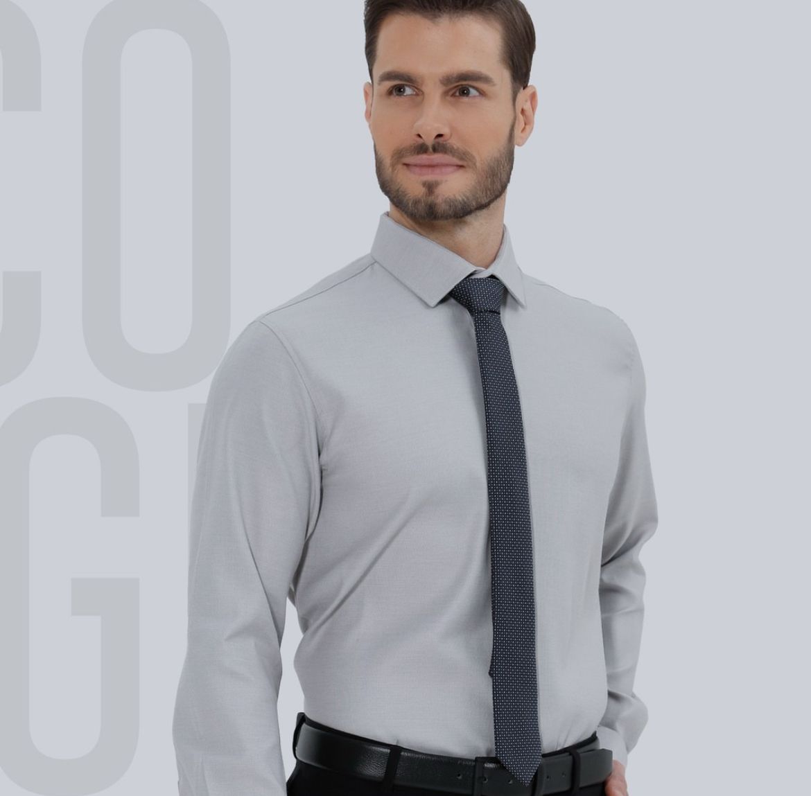 Camisas Sociais Marco Luiggi (colarinho firme) diversas cores