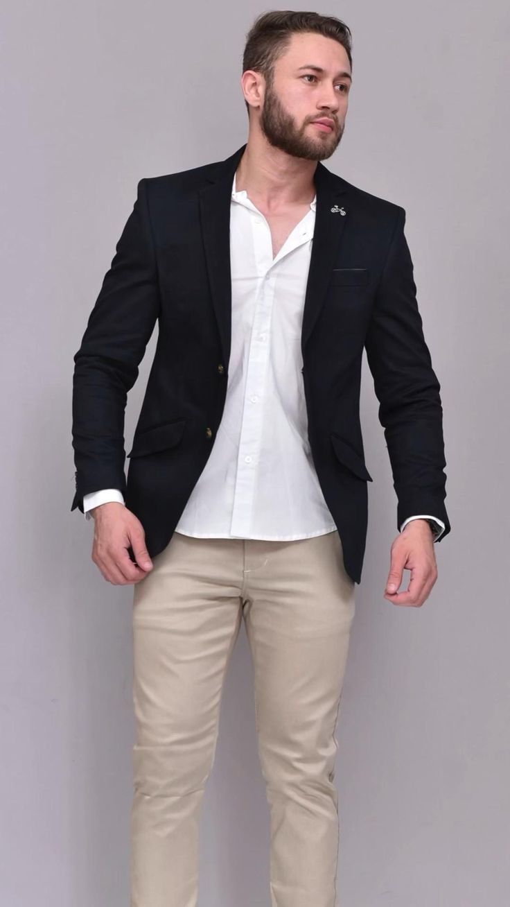 Blazer Masculino Cor Preto Angelo Campana