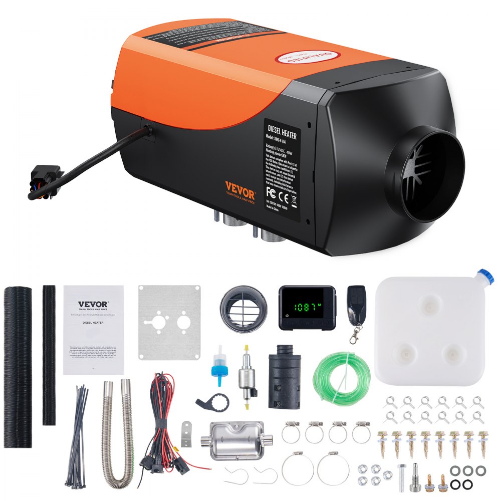 VEVOR Diesel Air Heater 12V LCD Remote Control for Car Bus RV Camper Indoors