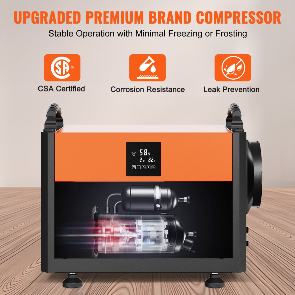 VEVOR Commercial Dehumidifier with Drain Hose