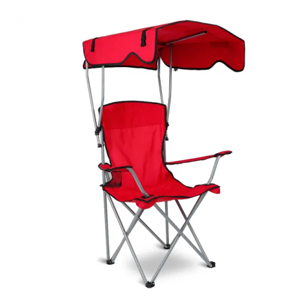 SUPA Portable Camping Chair with Canopy - Folding Chair for Camping, Beach, Picnics, Fishing & Sports