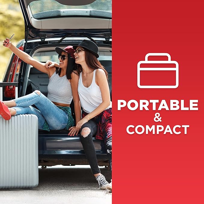 Johnson & Johnso 160-Pieces All-Purpose Portable Compact First Aid Kit for Minor Cuts, Scrapes, Sprains & Burns, Ideal for Home, Car, Travel, Camping and Outdoor Emergencies